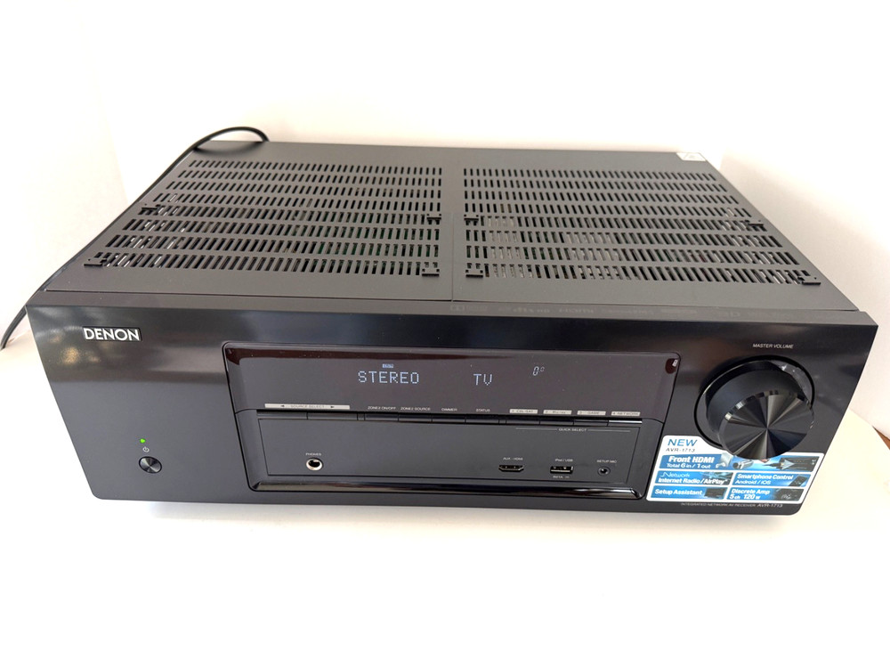 DENON AVR-1713 INTEGRATED NETWORK RECEIVER with ACCESSORIES