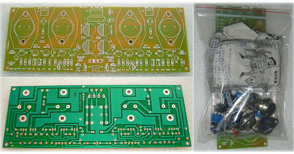 High Power 100W*2 OCL Module Two Channel Amplifier Board Electronic DIY Kits