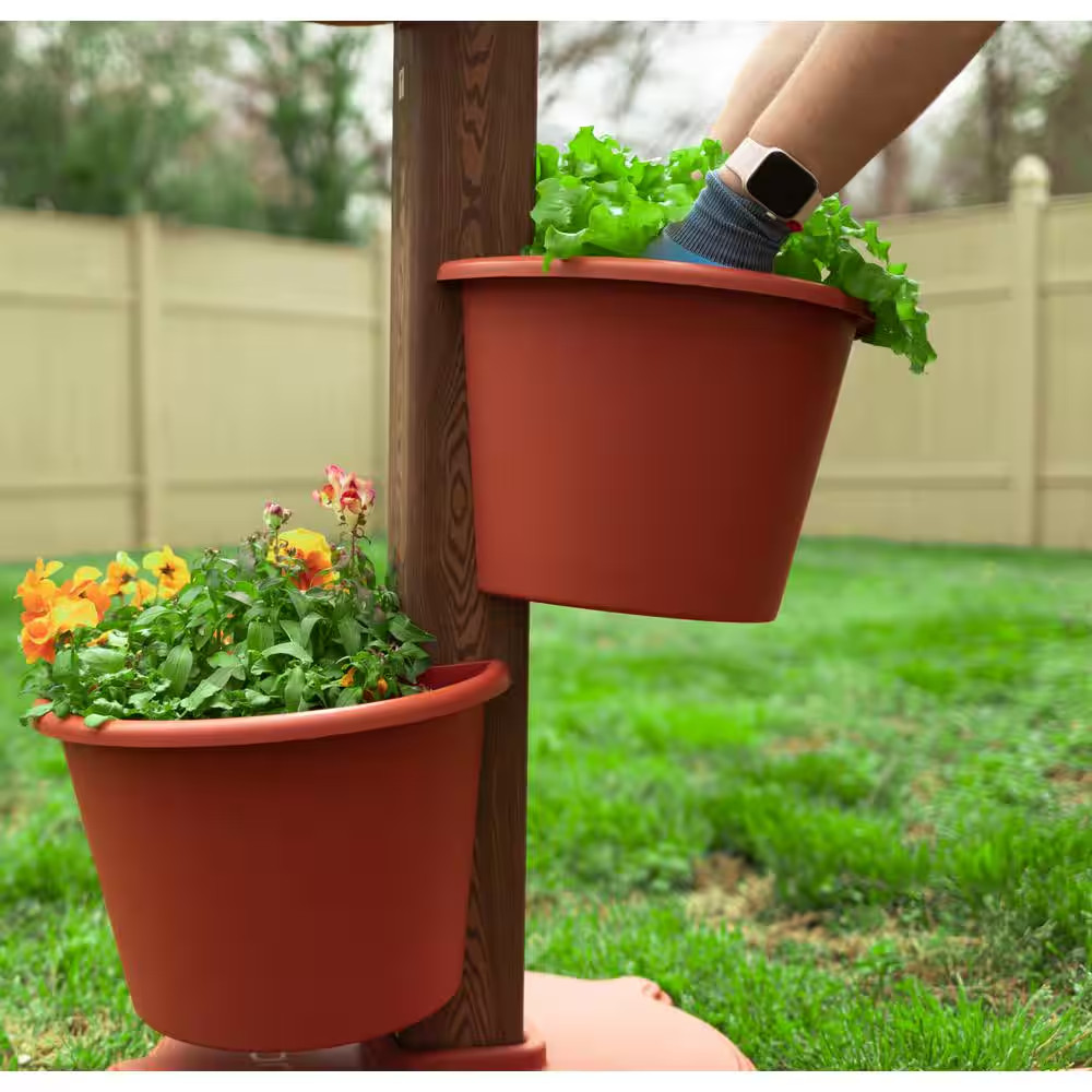 Vertical Gardening System in Terra Cotta