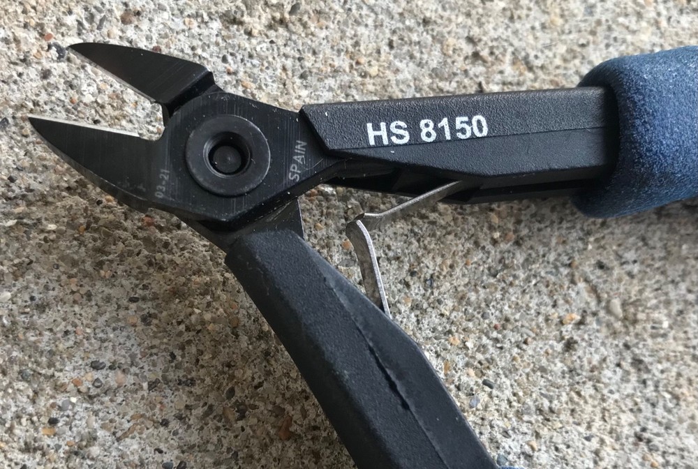 HS 8150 Lindstrom diagonal side wire cutter, cuts