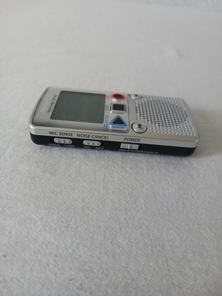 Olympus Note Corder DP-201 Digital Handheld Voice Recorder Player - TESTED - EUC