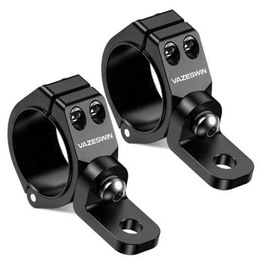 2PCS Thickened UTV Whip Light Mount, Solid Aluminium Alloy UTV Flag Mount,