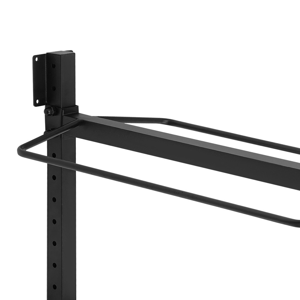 4 Tier Modern Saddle Rack Wall Mount Saddle Rack Black