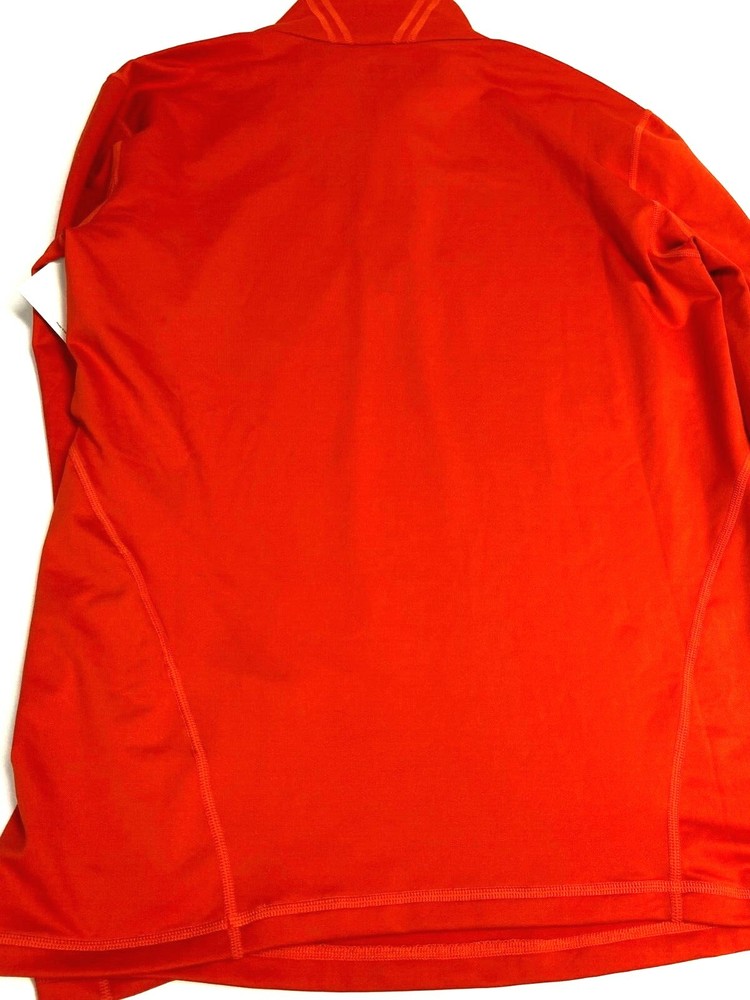 $105 SunIce Classic 1/4 Zip Base Layer Shirt Mens S NWT Orange Pullover Top