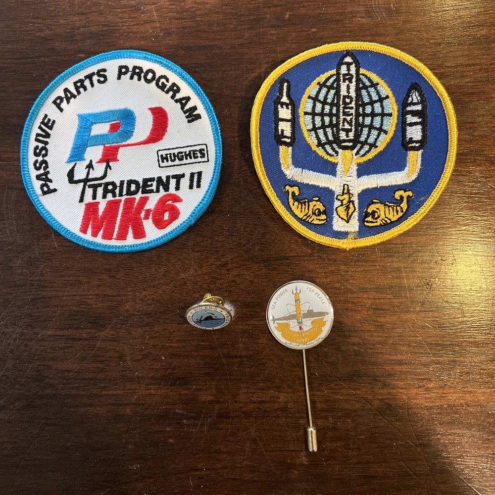 Trident Program Patches And Pins