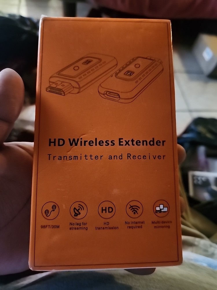 Hd Wireless Extender Transmitter And Receiver , Plug And Play