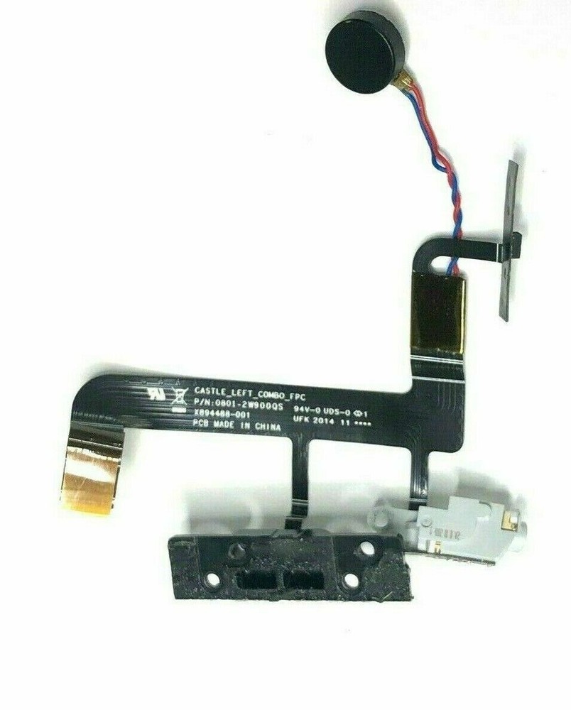 Microsoft Surface Pro 3 1631 12" Headphone Audio Jack Power Volume Button Cable