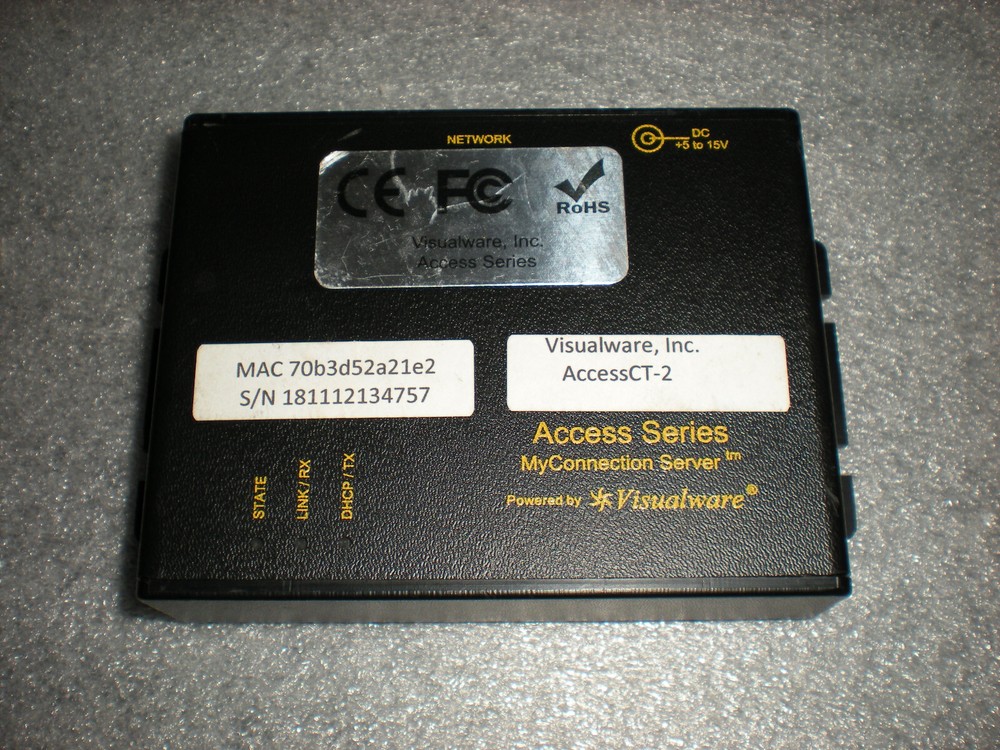 Visualware Access Series CT-2 MyConnection Server NEC Univerge Unit NO ADAPTER