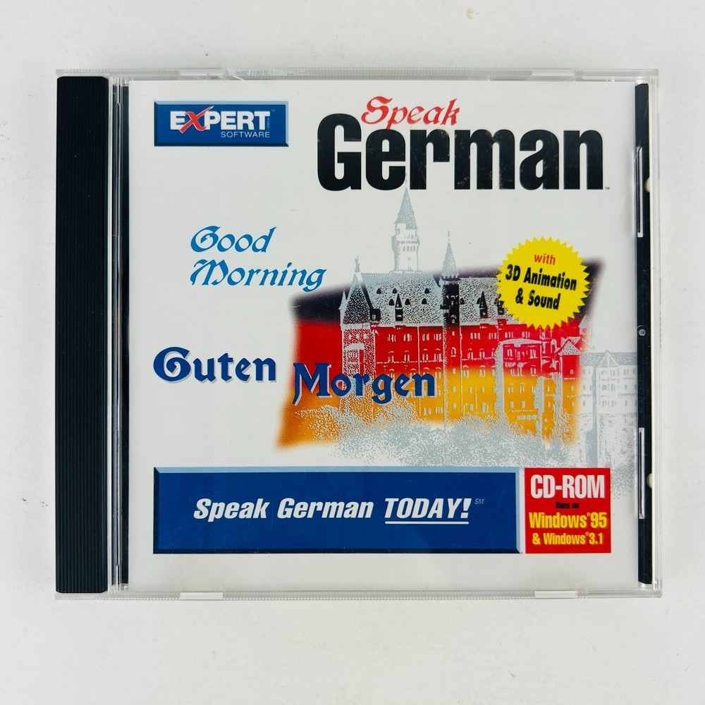 Speak German Language Expert Software PC CD-ROM Germany