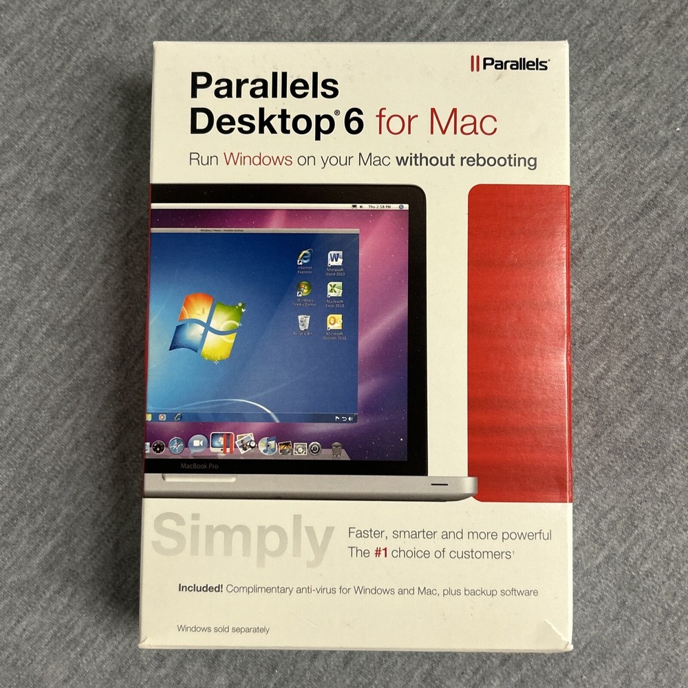 Parallels Desktop 6 for Mac Run Windows Applications Open Bad Box.