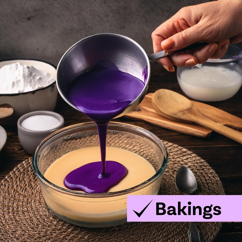 Butterfly Ube Flavoring Extract Paste (0.8oz, 6, Count) 1oz