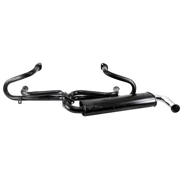 Exhaust System, Single Quiet Muffler, for Type 3 Dunebuggy & VW