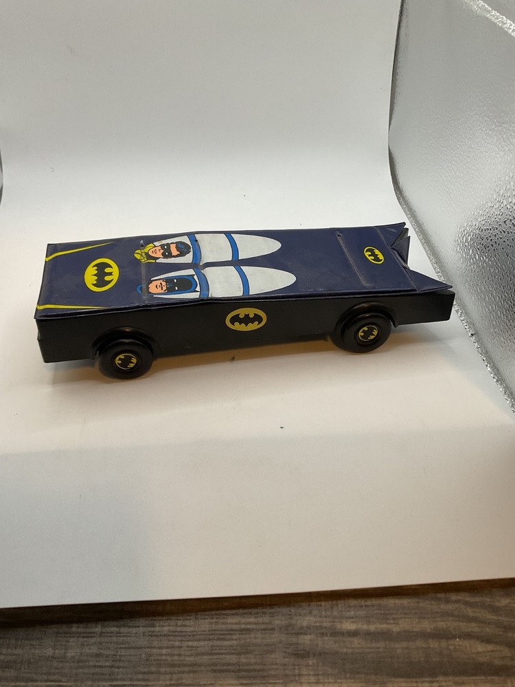 Batman & Robin Pencil Case Batmobile Pencil Sharpener Vintage