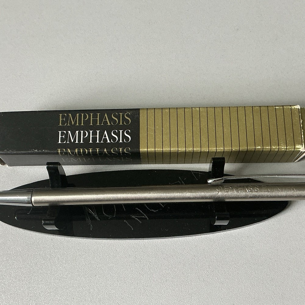 Vintage EMPHASIS POINTER Telescoping Pointer ~ 25” POCKET CLIP - NOS