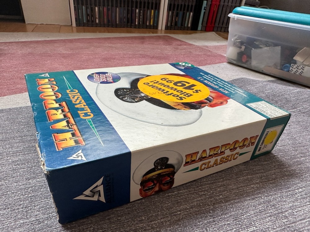 1990s Harpoon Classic PC Game - Packaging Only