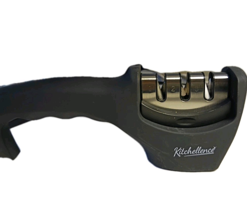 Kitchellence 3-Stage Kitchen Knife Sharpener. Used.