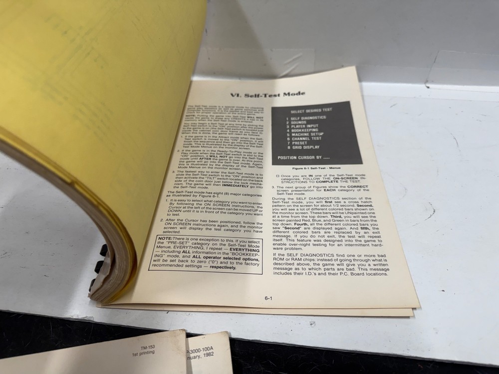 MCR System Guides Standardize General Instructions Bally Midway Instructions