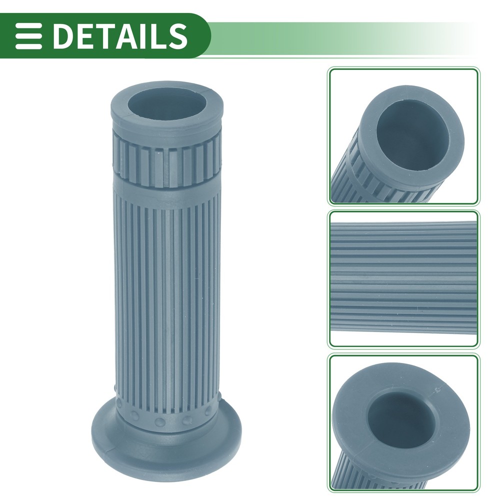 1" 25mm Motorcycle Knobs Handlebar Cover TPU Grey Blue