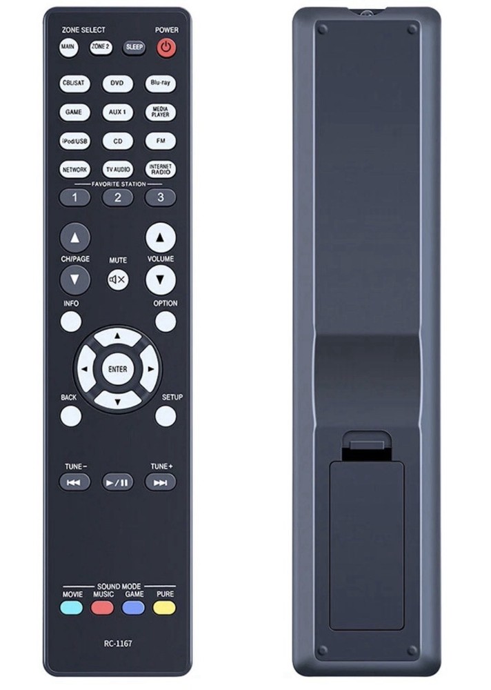 Denon AVR-X2000 Network AV Receiver with Remote Bundle. Good Condition