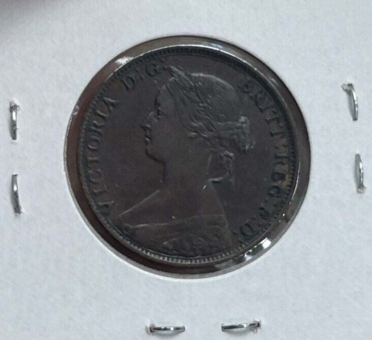 1861 Nova Scotia 1 One Cent - Nice Copper