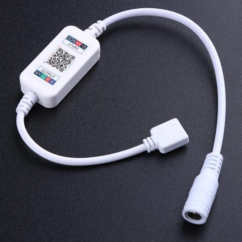 Mini Smart Bluetooth RGB LED Strip Controller 5V-24V Android APP 4.0 Technology