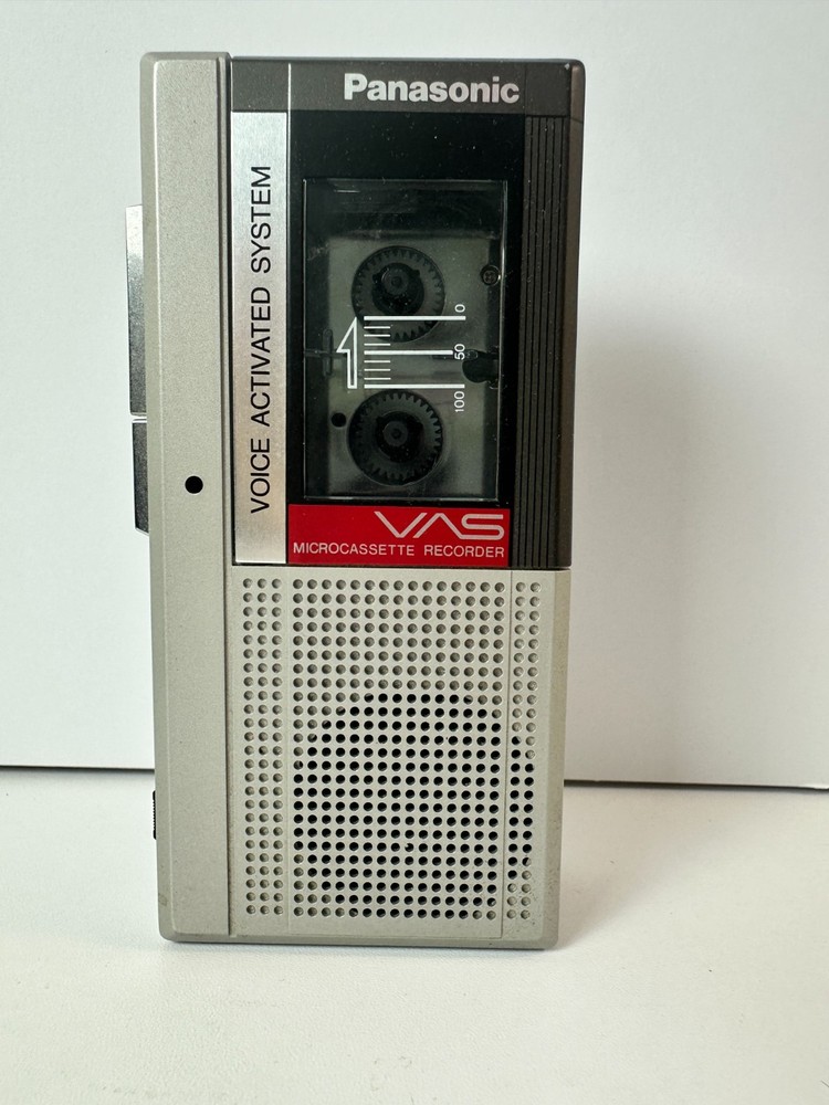 Vintage Panasonic RN-111 Microcassette Recorder VAS Voice Activated - Working