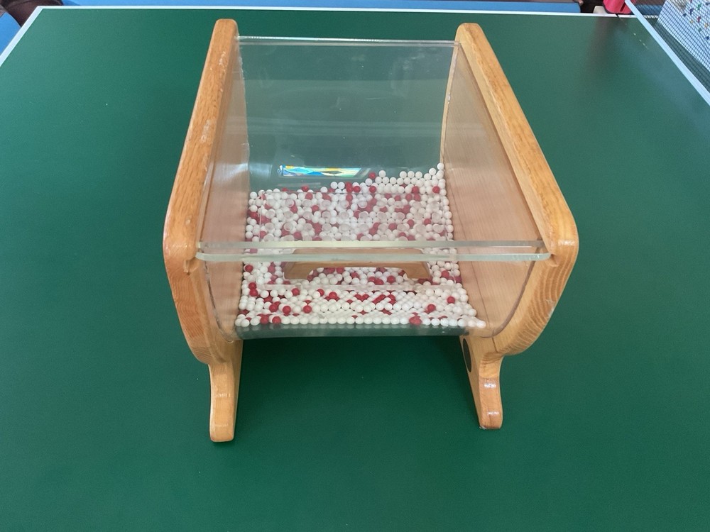 Deming Red Bead Experiment, Solid Acrylic Container w. Beads & 1 Paddle