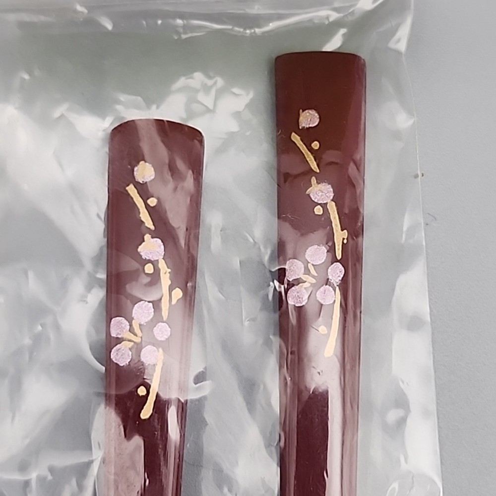 Japanese Lacquerware Dessert Fork and spoon Cherry Blossom