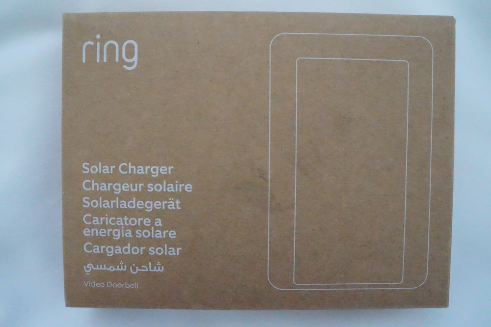 Ring 2nd Generation Video Doorbell Solar Charger Micro USB 5F84E9