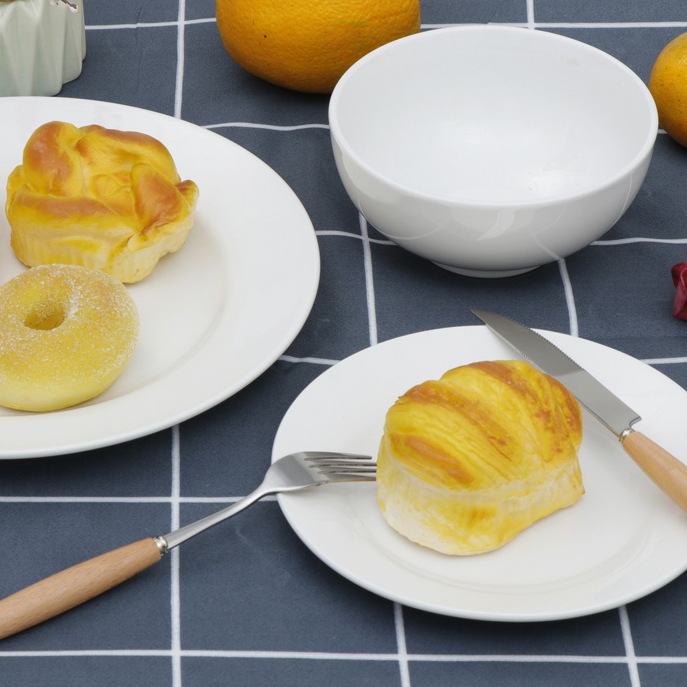 18-Piece Elegant Kitchen Dinnerware Set Include 6PCS Bowls and 12PCS Dishes