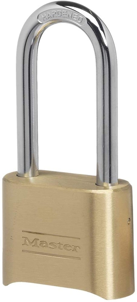 Master Lock 175DLH 2in Wide Combination Padlock with Extra Long Shackle