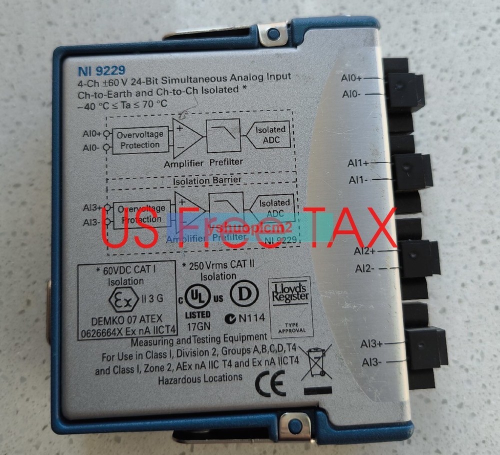 National Instruments NI 9229 Analog Input Module