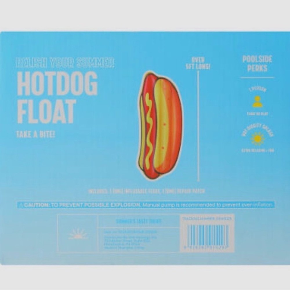 HOT DOG Pool Party Float