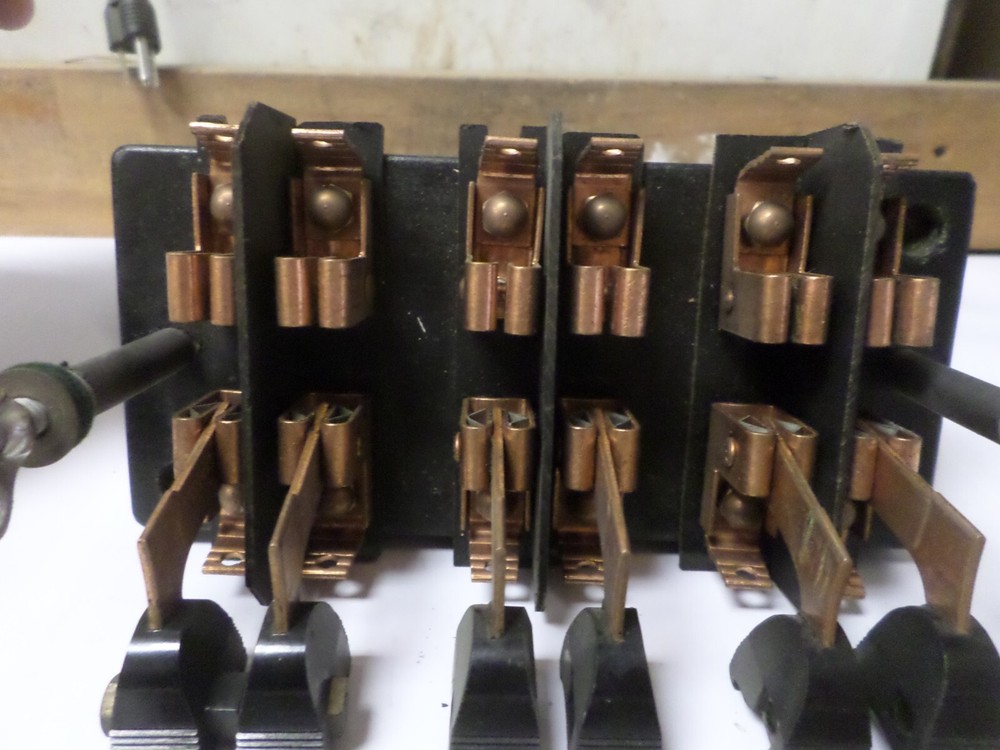 Vintage 6 Lever Electrical Switch