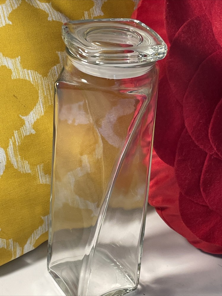 Twisted Glass Storage Canister Lid 10”