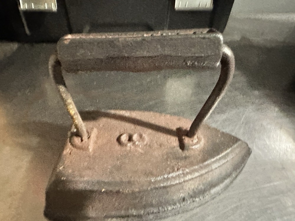 antique cast iron sad iron