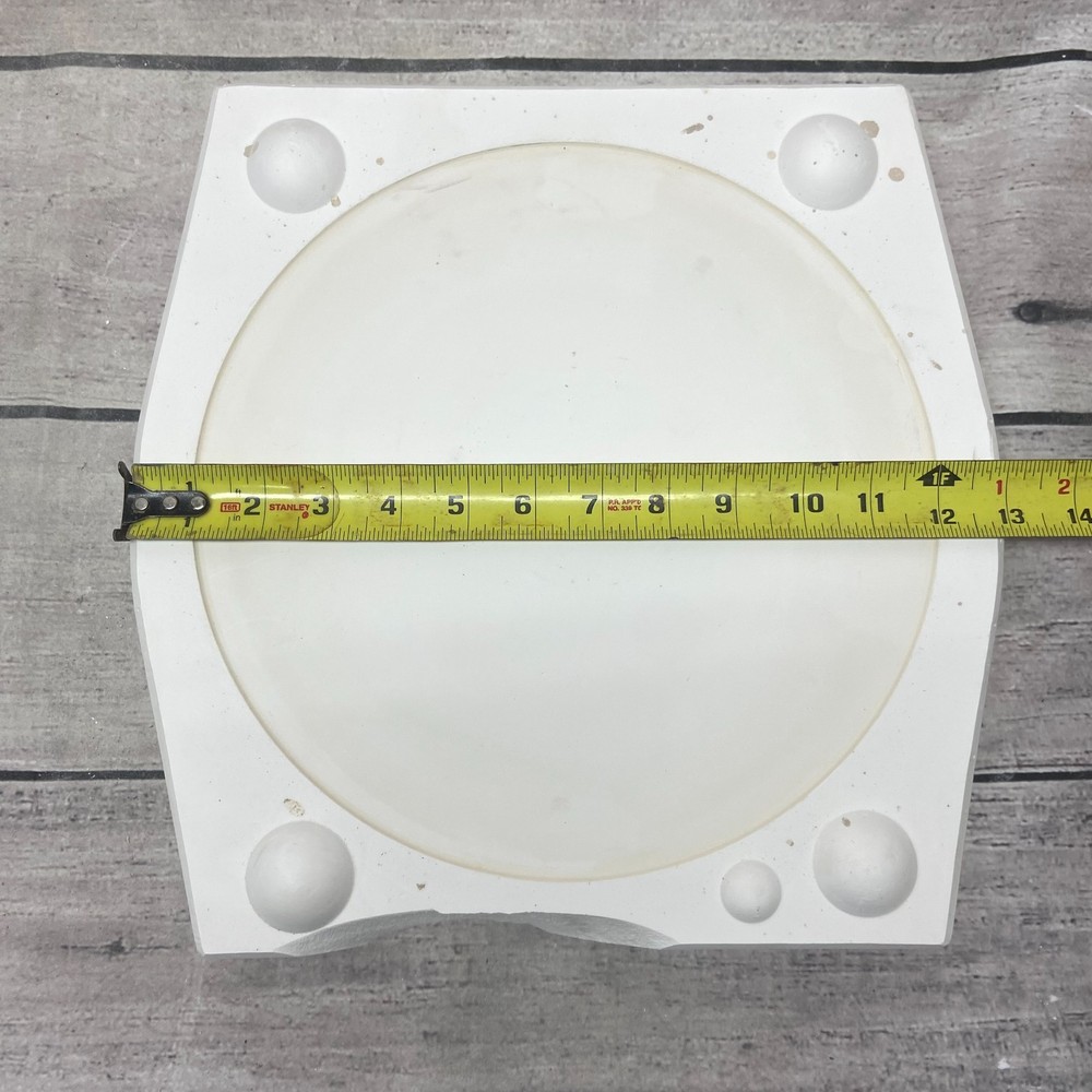 White Horse Mold Ceramic Casting Mold Simple Plate #1663