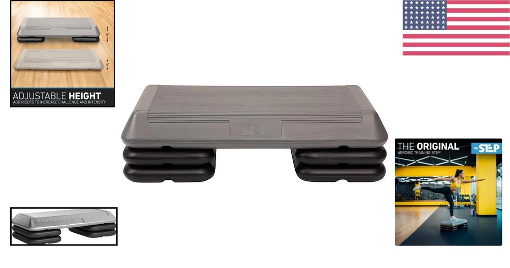 Portable Exercise Step Platform with Adjustable Height - Ideal for Home Workouts