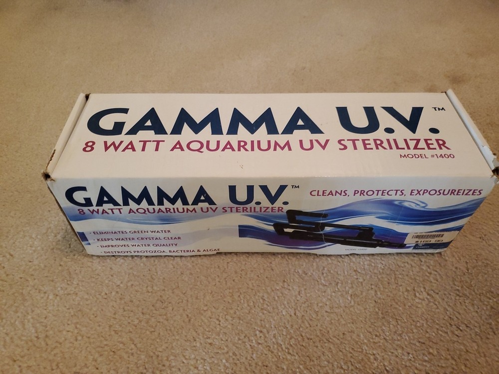 GAMMA U.V. 8 Watt Aquarium UV Sterilizer, Model #1400