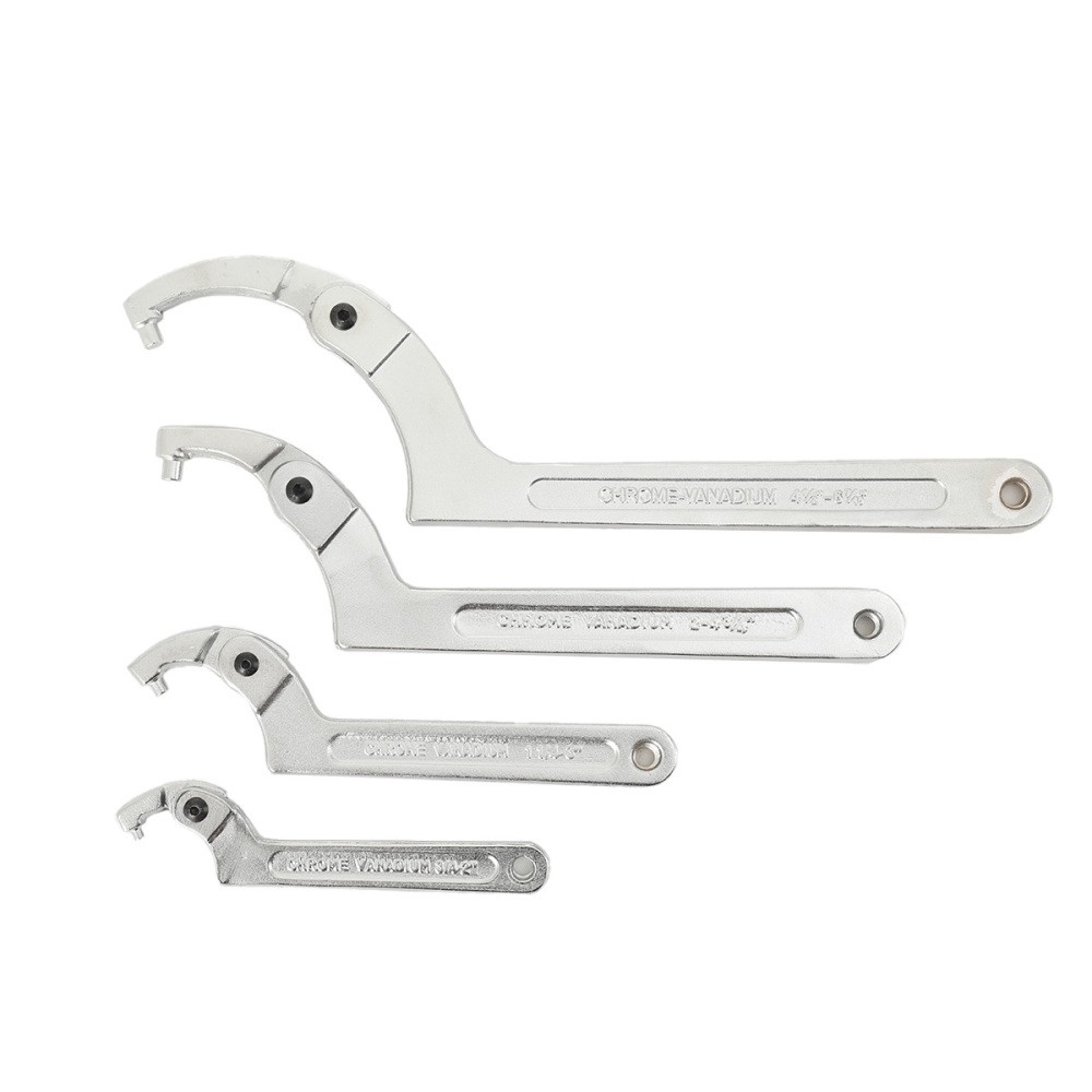 Adjustable Spanner Hook Wrench for Hydraulic Ram Cylinder, Mechanical Machine