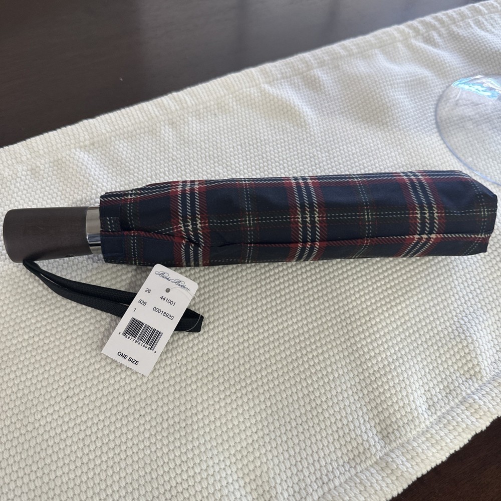 NWT Brooks Brothers plaid umbrella