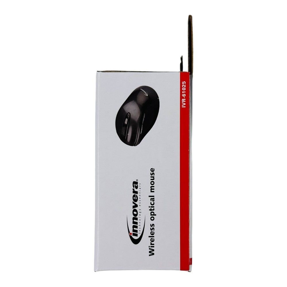 Innovera Wireless Mouse Optical Mouse USB-A Receiver Black Computer Mouse
