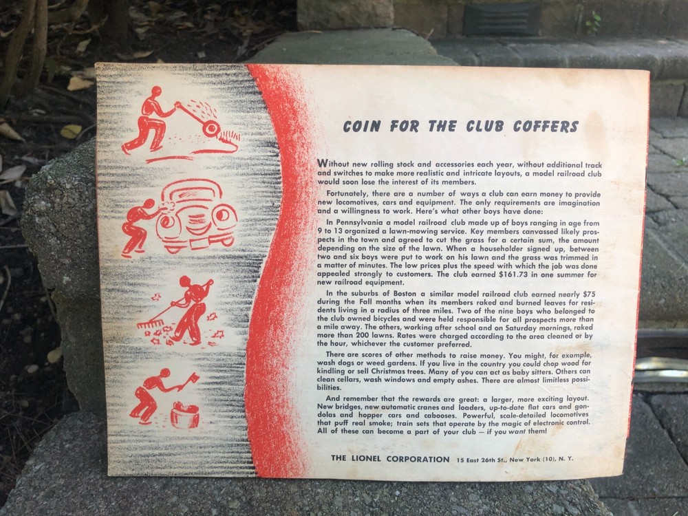 1947 Fun with Lionel Model Railroading Brochure