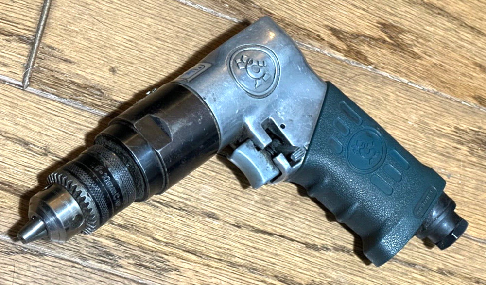 Cornwell Tools Air Powered DRILL Pneumatic 3/8" Jacobs Chuck Reversible Pistol