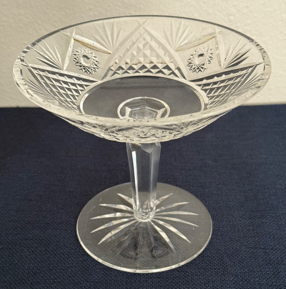 Waterford Crystal 5-1/8" Tall Compote Candy Bowl #B