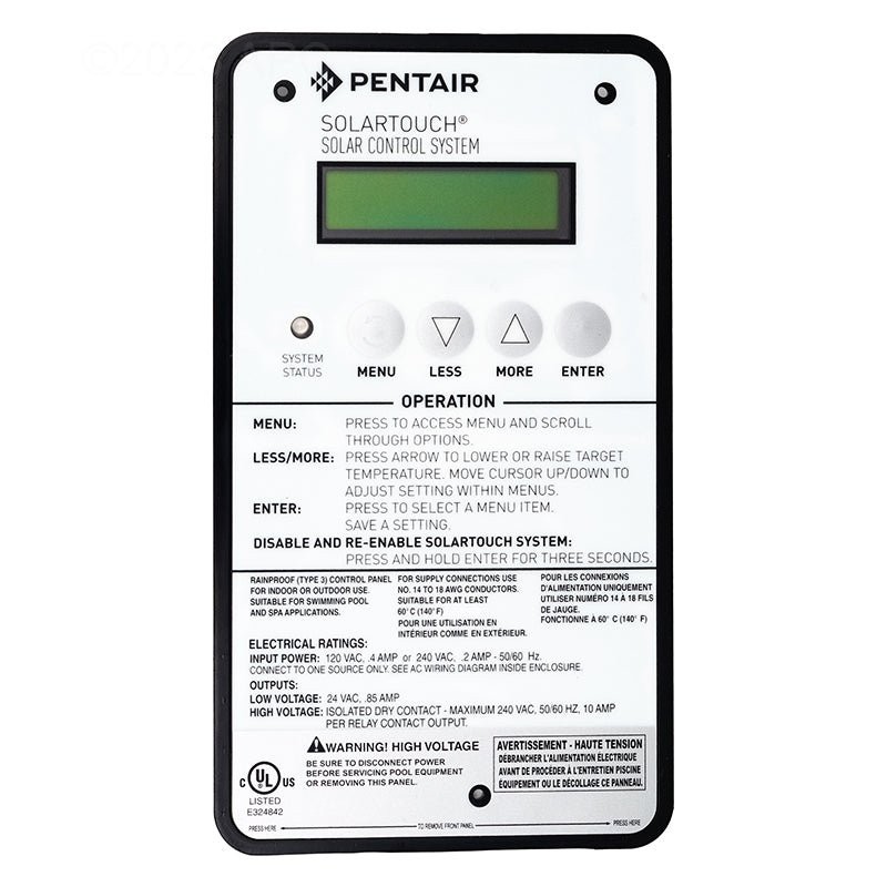 Control Panel, Solartech Replacement, 521604