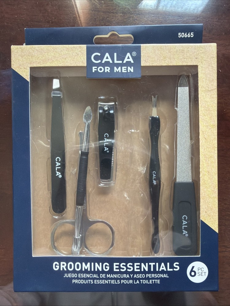 NEW Cala for Men Grooming Essential 6 Piece Set, 50665