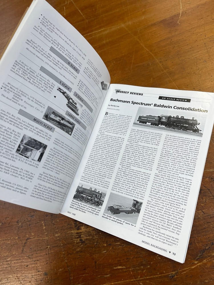 Model Railroading ~ May 1998 ~ Volume 28, No. 5 ~ Modeling a UP SD9043MAC