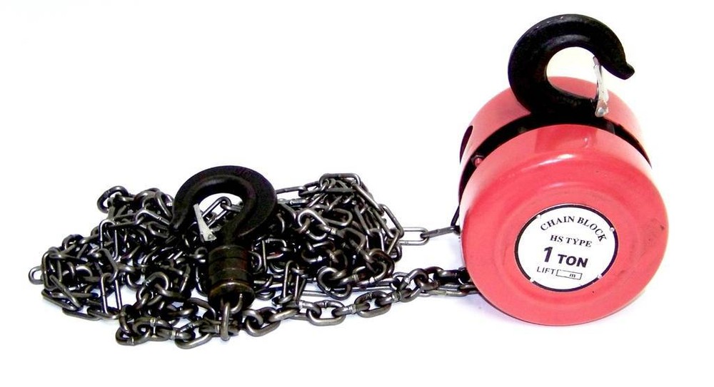 1 Ton Chain Puller Block Fall Chain Lift Hoist Hand Tools Chain with Hook