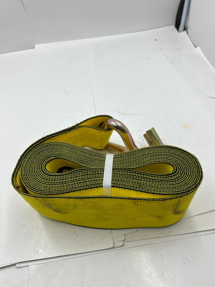 USCC US Cargo Control Yellow Strap J Hook 5400lbs Work Load Limit 16200lbs